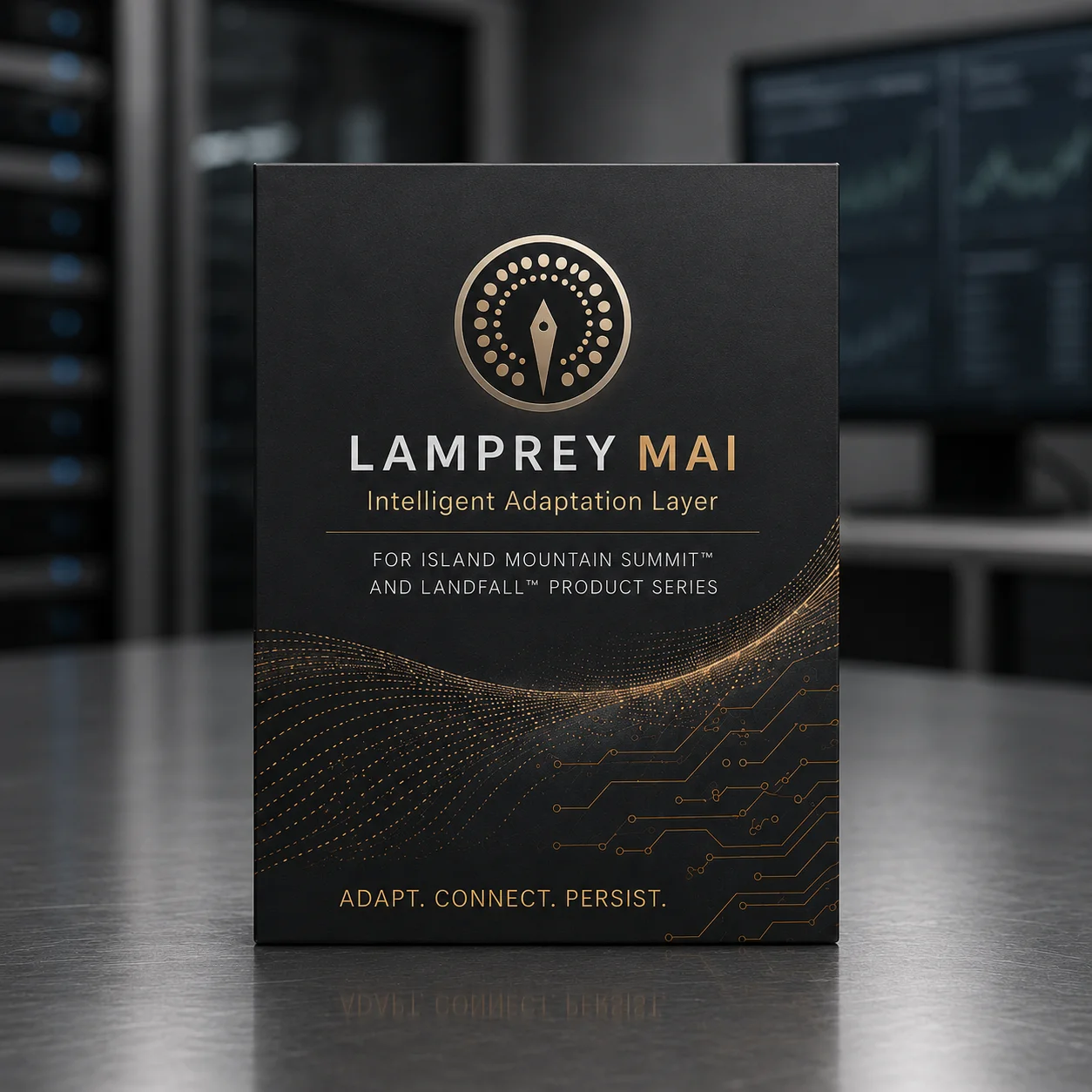 Lamprey MAI product packaging - Adapt Connect Persist