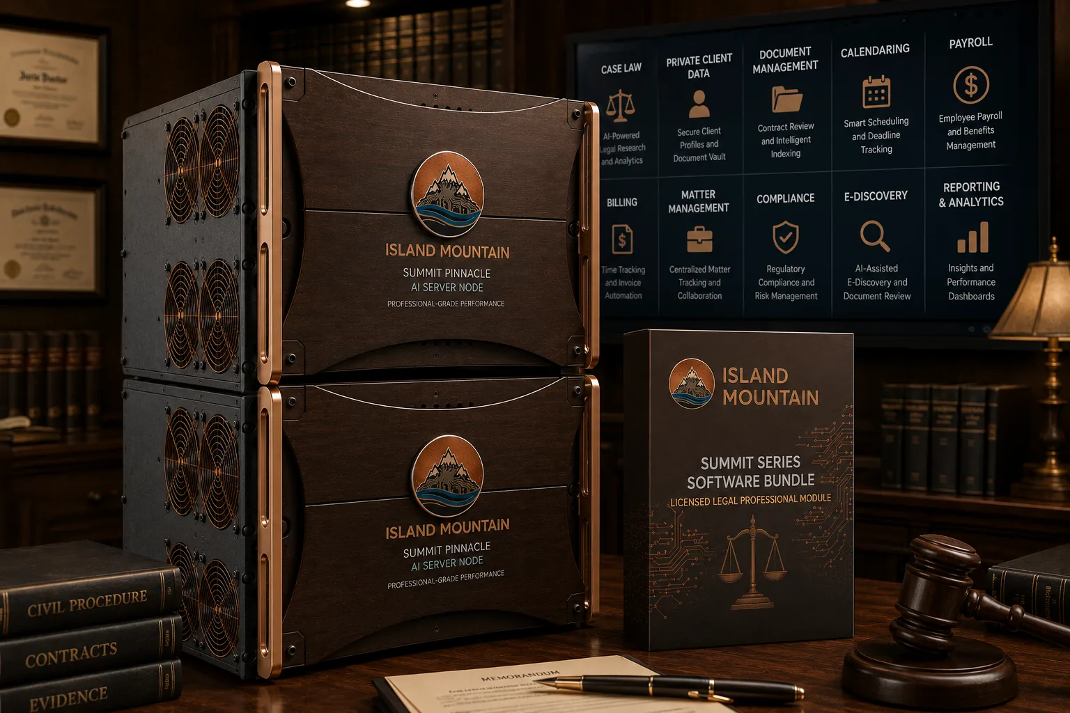 Summit Series configured for law firm operations